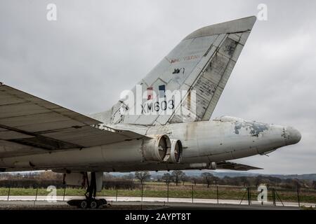 Avro Vulcan XM603 avant sa rénovation Banque D'Images