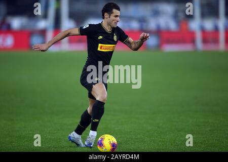 Rome, Italie. 17 février 2020. Rome, Italie - 16.02.2020: Antonio Candreva en action pendant la série italienne UN match de football 24 entre Ss Lazio contre FC Inter Milan, au Stade olympique de Rome. Crédit: Agence De Photo Indépendante/Alay Live News Banque D'Images