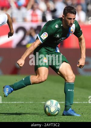 SÉVILLE, 16-02-2020. Ligue Espagnole De La Division Primera. LaLiga. Estadio Ramon Sanchez-Pizjuan. Jonathan Callieri (RCD Espanyol) pendant le jeu Sevilla FC - RCD Espanyol de Barcelona. Banque D'Images