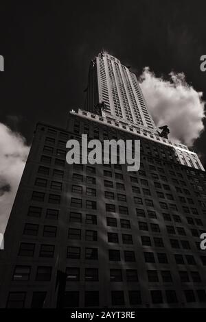 Chrysler Building, gratte-ciel le plus apprécié de l'art déco américain, Manhattan, New York Banque D'Images