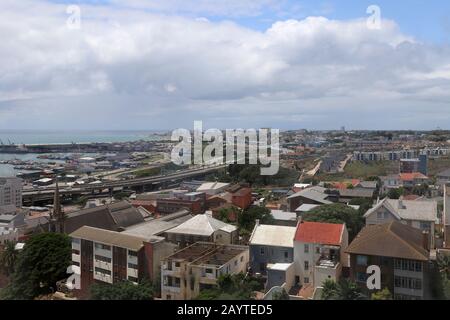 Vue Vers Le Sud Depuis Le Phare De Donkin, La Réserve De Donkin, Port Elizabeth, La Baie De Nelson Mandela, La Province Du Cap Oriental, L'Afrique Du Sud, L'Afrique Banque D'Images