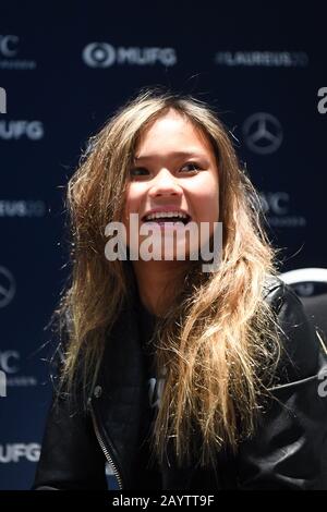 Skateboarder Sky Brown. GES / Laureus World Sports Awards 2020, Berlin, 17 février 2020 | usage dans le monde entier Banque D'Images