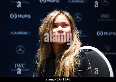 Skateboarder Sky Brown. GES / Laureus World Sports Awards 2020, Berlin, 17 février 2020 | usage dans le monde entier Banque D'Images