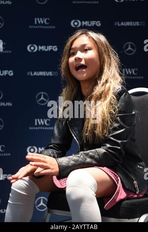 Skateboarder Sky Brown. GES / Laureus World Sports Awards 2020, Berlin, 17 février 2020 | usage dans le monde entier Banque D'Images