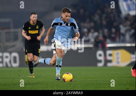 Ciro immobile (latium) en action pendant SS Lazio contre FC Internazionale, Roma, Italie, 16 février 2020, Football italien Serie UN match de football Banque D'Images