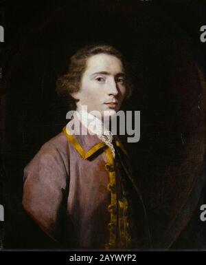 Sir Joshua Reynolds, Charles Carroll de Carrollton (1737-1832), portrait, 1763 Banque D'Images