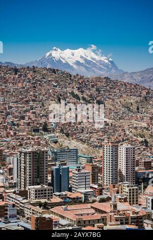 La Paz Cityscape, Bolivie Banque D'Images