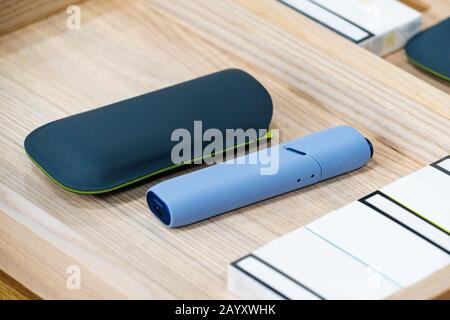 Réglé pour le vaporing. Config. Électronique Banque D'Images