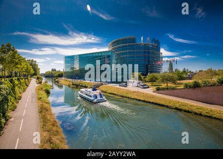 Parlement Européen À Strasbourg, France, Europe Banque D'Images