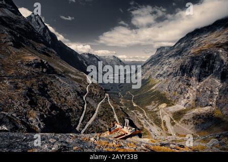 Photographie de beaux-arts. Trollstigen Banque D'Images