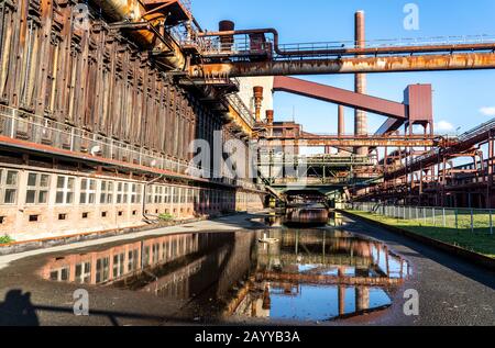 Colliery Zollverein, Site Classé Au Patrimoine Mondial, Usine De Cokage Zollverein, Essen, Allemagne Banque D'Images