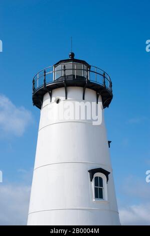 Vue sur le phare d'Edgartown à Edgartown sur Martha’s Vineyard, Massachusetts, États-Unis. Banque D'Images