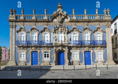 Palacio do Raio, Palais Raio ou Maison du Mexique, façade avant, Braga, Minho, Portugal Banque D'Images