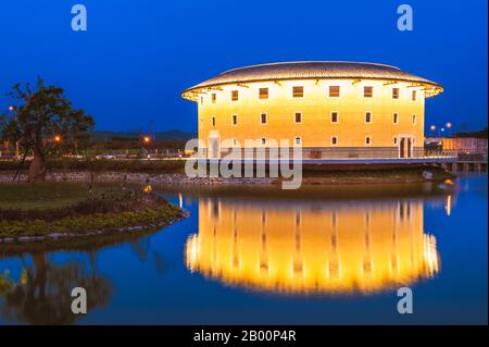 Tulou Hakka structures dans Miaoli, Taiwan Banque D'Images