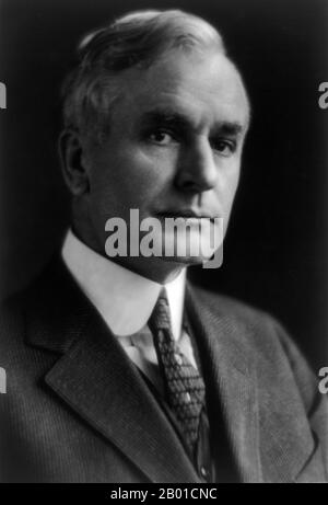 États-Unis : Cordell Hull (2 octobre 1871 - 23 juillet 1955), 47th Secrétaire d'État des États-Unis (1933-1944), c. 1934-1944. Cordell Hull était un homme politique américain de l'État américain du Tennessee. Il est plus connu comme le secrétaire d'État le plus ancien, occupant le poste pendant 11 ans (1933-1944) dans l'administration du président Franklin Delano Roosevelt pendant une grande partie de la Seconde Guerre mondiale Hull a reçu le prix Nobel de la paix en 1945 pour son rôle dans la création des Nations Unies, et a été désigné par le Président Roosevelt comme le « Père des Nations Unies ». Banque D'Images