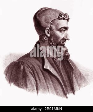 Rome/Grèce/France : Aelius Galenus, Claudius Galenus ou Galien (129-199/217 EC), médecin romain. Lithographie de Pierre-Roche Vigneron (16 août 1789 - 12 octobre 1872), c. 1865. Aelius Galenus ou Claudius Galenus, mieux connu sous le nom de Galien de Pergame (aujourd'hui Bergama, Turquie), était un éminent médecin, chirurgien et philosophe romain (d'origine grecque). Sans doute le plus accompli de tous les chercheurs médicaux de l'antiquité, Galien a grandement contribué à la compréhension de nombreuses disciplines scientifiques, y compris l'anatomie, la physiologie, la pathologie, la pharmacologie, et neurologie. Banque D'Images