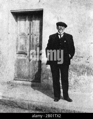 Royaume-Uni/Pologne : Joseph Conrad (3 décembre 1857 - 3 août 1924), romancier et écrivain polono-britannique, au cours de ses dernières années, 1920. Joseph Conrad, né en Teodor Konrad Korzeniowski, était un romancier polonais qui écrivait en anglais, après Józef installation en Angleterre. Il est considéré comme l'un des grands romanciers en anglais, bien qu'il ne parle pas couramment la langue jusqu'à la vingtaine (et toujours avec un accent polonais marqué). Il a écrit des histoires et des romans, principalement dans un cadre nautique, qui dépeignent les épreuves de l'esprit humain par les exigences du devoir et de l'honneur. Banque D'Images