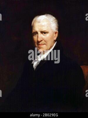 Royaume-Uni : George Crabbe (24 décembre 1754 - 3 février 1832), poète anglais, chirurgien et ecclésiastique. Huile sur toile portrait de Henry William Pickersgill (1782-1875), v. 1818-1819. Dans les années 1770, Crabbe commence sa carrière comme apprenti médecin, puis devient chirurgien. En 1780, il se rend à Londres pour gagner sa vie en tant que poète. Après avoir rencontré de sérieuses difficultés financières et incapable de faire publier son travail, il écrit à l'homme d'État et auteur Edmund Burke pour obtenir de l'aide. Il a inclus des échantillons de sa poésie, et Burke a été assez impressionné par les poèmes de Crabbe pour promettre de l'aider de toutes les manières possibles. Banque D'Images