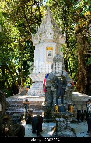 Inthanon, Chao (roi) de Chiang Mai, 1871-1897 fut le septième seigneur de la dynastie Chao Chet ton qui dirigeait Chiang Mai et l'ancien Royaume Lan Na comme affluent de la dynastie Siamese Chakri à Bangkok de 1775 à 1939. Banque D'Images