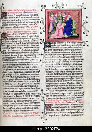 Probablement né à Venise vers 1254 ce, Marco Polo a été élevé par sa tante et son oncle après la mort de sa mère. Son père, Niccolo, était un marchand vénitien qui a quitté avant que Marco ne soit né pour le commerce au Moyen-Orient. Niccolo et son frère Maffeo ont traversé une grande partie de l'Asie et ont rencontré l'empereur Mongol Kublai Khan qui les aurait invités à être des ambassadeurs. En 1269, Niccolo et Maffeo sont retournés à Venise, rencontrèrent Marco pour la première fois. En 1271, Marco Polo, âgé de 17 ans, avec son père et son oncle, a voyagé à travers Constantinople, Bagdad, Perse, Kashgar, Chine et Birmanie. E Banque D'Images