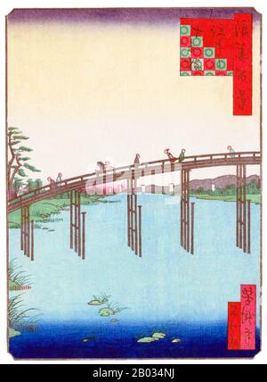 Utagawa Yoshitaki (13 avril 1841 – 28 juin 1899), également connu sous le nom d'Ichiyosai Yoshitaki, était un concepteur de gravures japonaises de type ukiyo-e. Il était actif à Edo (Tokyo) et Osaka et était également peintre et illustrateur de journaux. Yoshitaki était étudiant d'Utagawa Yoshiume (1819–1879). Il est devenu le concepteur le plus prolifique de gravures de bois à Osaka des années 1860 aux années 1880, produisant plus de 1 200 empreintes différentes, presque tous des acteurs kabuki. Banque D'Images