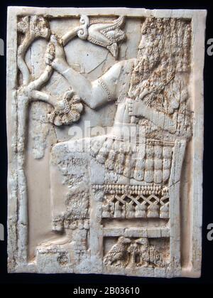 Nimrud est le nom arabe plus tard pour une ancienne ville assyrienne située à 30 kilomètres au sud de la ville de Mossoul dans les plaines de Ninive dans le nord de la Mésopotamie. C'était une grande ville assyrienne entre environ 1250 BCE et 610 BCE. Banque D'Images