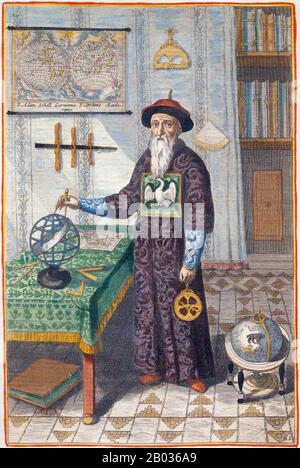 Johann Adam Schall von Bell, nom chinois Tang Ruowang (1er mai 1592 – 15 août 1666) était un jésuite et un astronome allemand. Il a passé la majeure partie de sa vie comme missionnaire en Chine et est devenu conseiller de l'empereur Shunzhi de la dynastie Qing. Banque D'Images