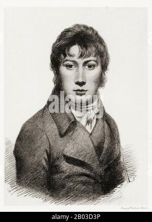 John Constable (1776-1837), gravure de portraits, avant 1933 par Emery Walker Banque D'Images