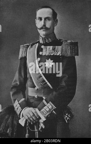 Roi Haakon VII vers 1914 né le prince Carl du Danemark en 1872 il meurt en 1957. Le prince Carl a reçu la couronne norvégienne. À la suite d'un plébiscite, il a été élu roi de Norvège par le Storting. Il prit le nom de Norse Haakon et monte sur le trône comme Haakon VII, devenant le premier monarque norvégien indépendant depuis 1387 Banque D'Images