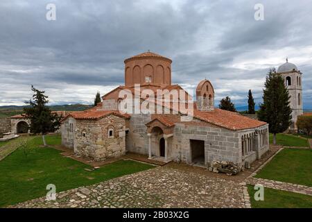 Église byzantine dédiée à Saint Marie, à Apollonia, Albanie Banque D'Images