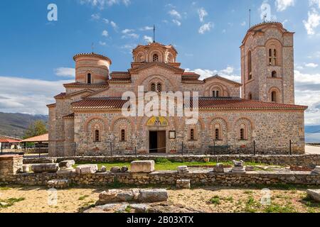 Eglise Saint-Clément, à Ohrid, Macédoine Banque D'Images