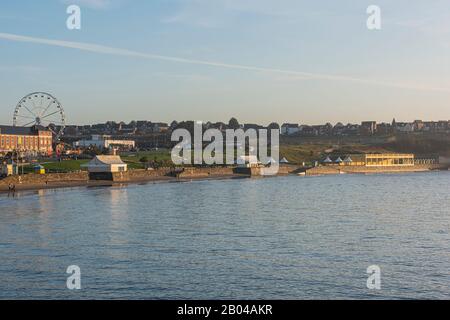 Barry Island le matin lumineux de novembre Banque D'Images