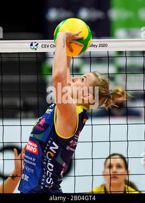 Trévise, Italie, 18 février 2020, joanna wolosz (conegliano) pendant Carrario Imoco Conegliano vs Nantes VB - Volleyball Champions League Women - crédit: LPS/Ettore Griffoni/Alay Live News Banque D'Images