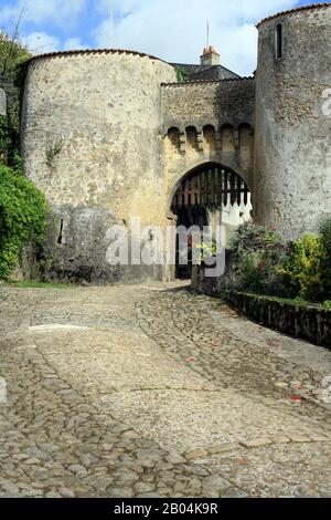 La porte Bergère, le Dorat, haute Vienne, Nouvelle-Aquitaine, France. Banque D'Images