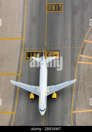 Aéroport de Palma, aéroport de Palma de Majorque, Palma, Majorque, Iles Baléares, Espagne, Europe, Aéroport de son Sant Joan, ES, Espana, avion, runwa Banque D'Images