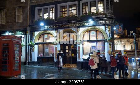 Deacon Brodies Tavern à Edinburgh Royal Mile - ÉDIMBOURG, ÉCOSSE - 10 JANVIER 2020 Banque D'Images