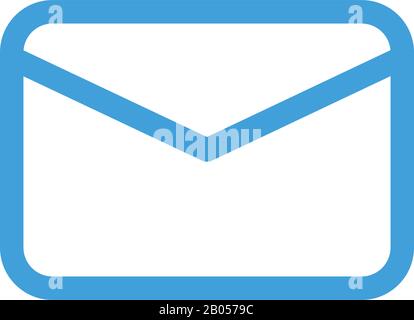 Icône enveloppe. Modèle de conception de ligne. Illustration vectorielle Illustration de Vecteur