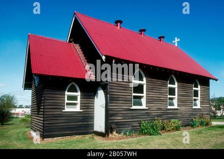 Église Saint John Uniting, rivière Cann, une église de campagne en Nouvelle-Galles du Sud, Australie Banque D'Images