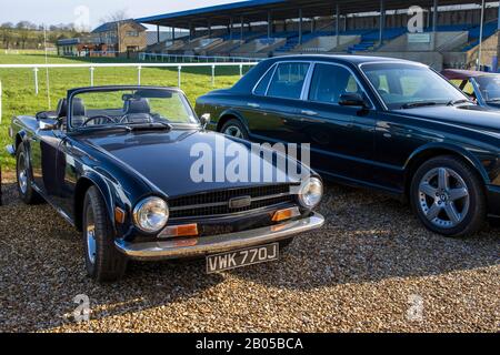 Triumph 6, 1971, Reg No: Vwk 770j, Au Great Western Classic Car Show, Shepton Mallet Uk, Febuary 08, 2020 Banque D'Images