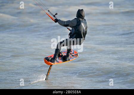 Voiliers Kite Banque D'Images