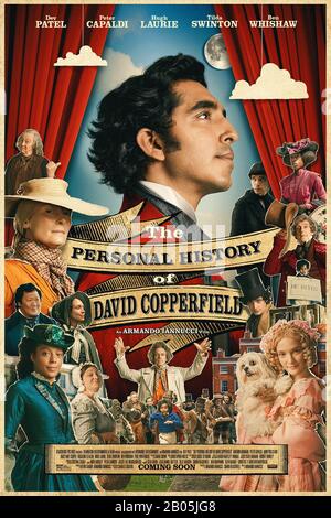 DATE DE SORTIE : Janvier 10, 2020 Title : l'histoire personnelle de David Copperfield STUDIO : 20th Century Fox Réalisateur : Armando Iannucci PLOT : D'après le roman de Charles Dickens. Avec : DEV PATEL comme David Copperfield. (Crédit Image : © Twentieth Century Fox/photos) Banque D'Images
