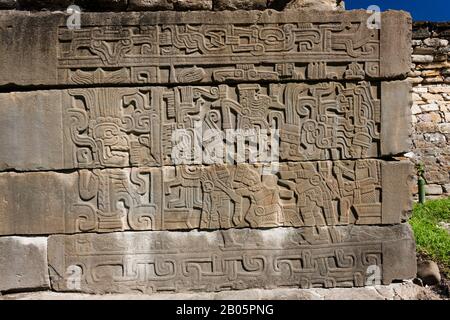 Relief du South Ballcourt, El Tajin, le plus important site archéologique de la Méso-Amérique du Nord-est, ruines mayas, Veracruz, Mexique, Amérique centrale Banque D'Images