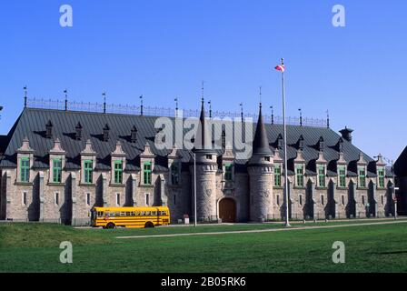 CANADA, QUÉBEC, QUÉBEC, PARC DES CHAMPS DE BATAILLE AVEC SALLE DE FORAGE Banque D'Images