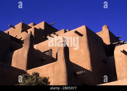 ÉTATS-UNIS, NOUVEAU MEXIQUE, SANTA FE, HÔTEL LORETTO, ARCHITECTURE Banque D'Images