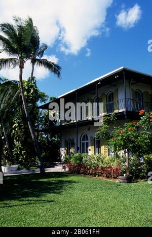 ÉTATS-UNIS, FLORIDE, KEY WEST, ERNEST HEMINGWAY HOUSE Banque D'Images