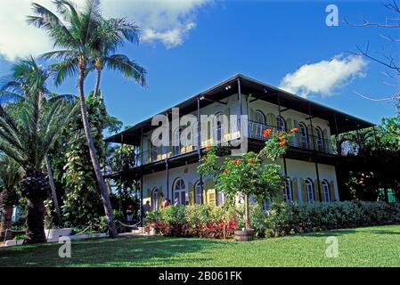 ÉTATS-UNIS, FLORIDE, KEY WEST, ERNEST HEMINGWAY HOUSE Banque D'Images