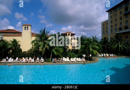 ÉTATS-UNIS, FLORIDE, MIAMI, CORAL GABLES, BILTMORE HÔTEL, PISCINE Banque D'Images