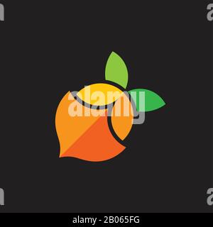 Les motifs de la limonade design ombre logo symbol vector Illustration de Vecteur