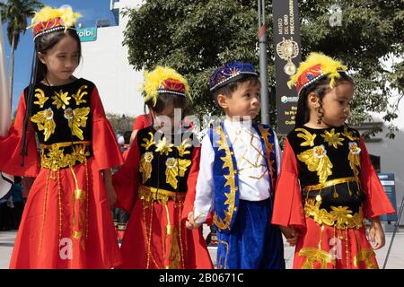 San José, Costa Rica. 23 janvier 2020. Au festival annuel pour honorer la présence chinoise au Costa Rica et célébrer le nouvel an chinois. Banque D'Images