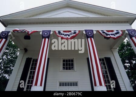 ETATS-UNIS, MICHIGAN, PRÈS DE DETROIT, DEARBORN, GREENFIELD VILLAGE, MAIRIE Banque D'Images